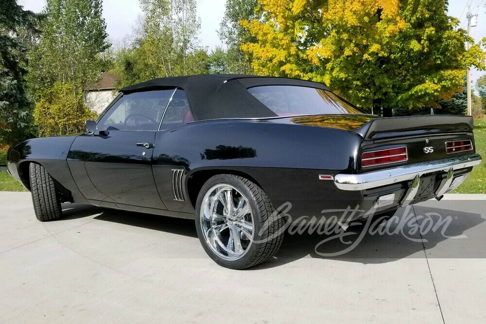 1969 CHEVROLET CAMARO CUSTOM CONVERTIBLE - Rear 3/4 - 252028