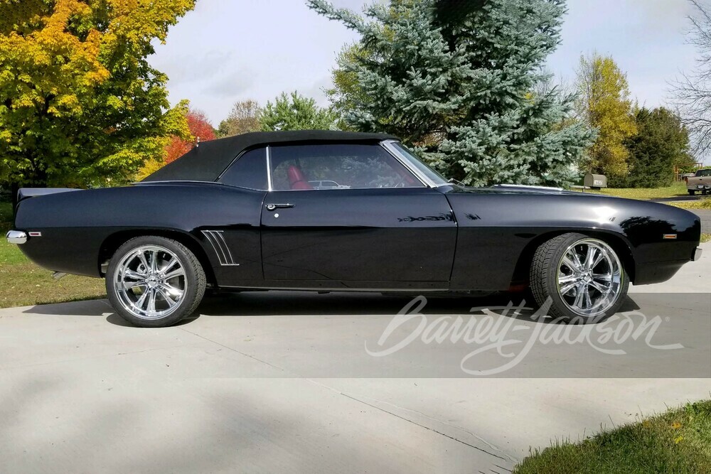 1969 CHEVROLET CAMARO CUSTOM CONVERTIBLE - Side Profile - 252028
