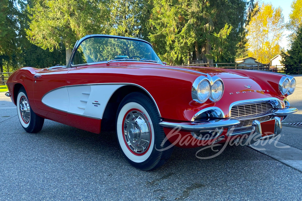 1961 CHEVROLET CORVETTE 283/270 CONVERTIBLE - Front 3/4 - 252150