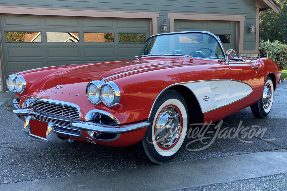 1961 CHEVROLET CORVETTE 283/270 CONVERTIBLE - Side Profile - 252150