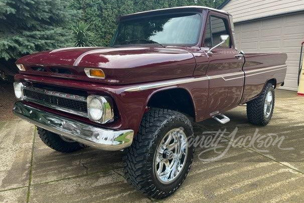 1966 CHEVROLET K10 CUSTOM PICKUP - Front 3/4 - 252599