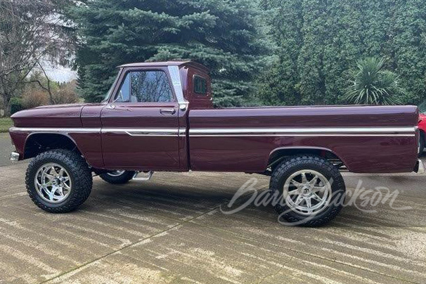 1966 CHEVROLET K10 CUSTOM PICKUP - Side Profile - 252599