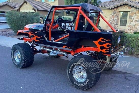 1985 JEEP CJ7 CUSTOM SUV - Rear 3/4 - 252611