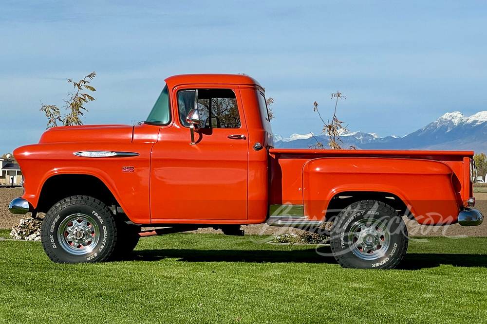 1957 CHEVROLET 3100 NAPCO PICKUP - Side Profile - 252613