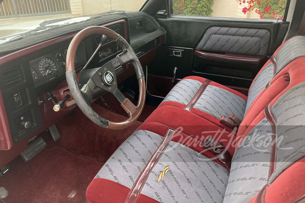 1989 DODGE DAKOTA SHELBY PICKUP - Interior - 252730