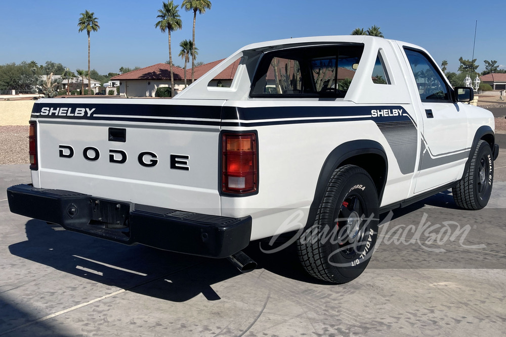1989 DODGE DAKOTA SHELBY PICKUP - Rear 3/4 - 252730