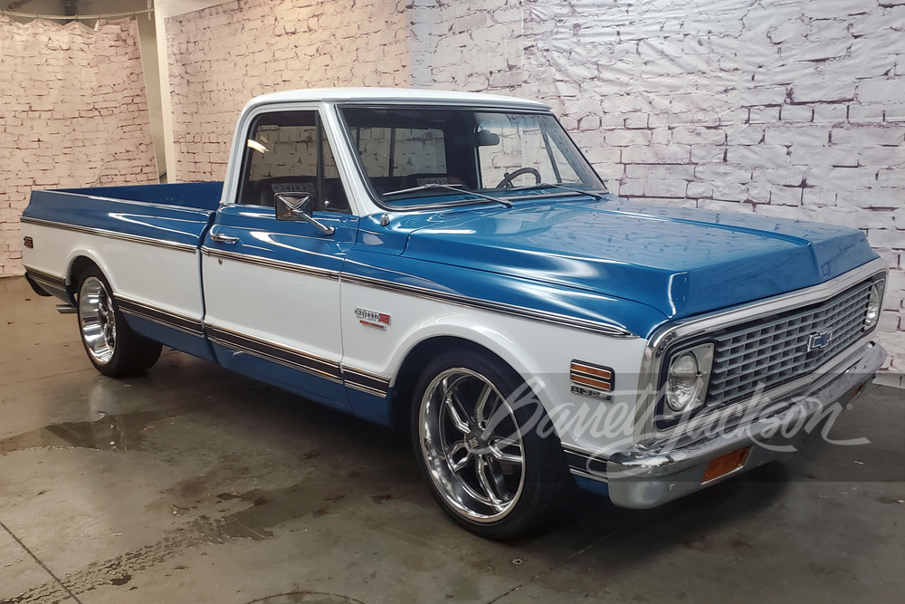 1972 CHEVROLET C10 CUSTOM PICKUP - Front 3/4 - 252887