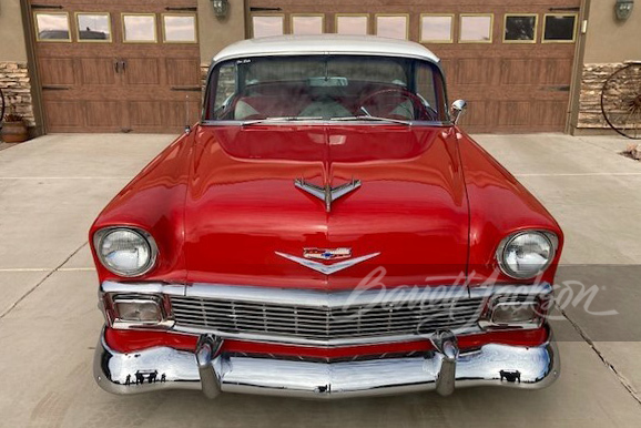 1956 CHEVROLET BEL AIR CUSTOM HARDTOP - Front 3/4 - 253348