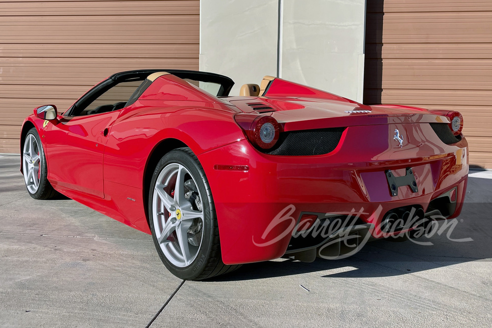 2014 FERRARI 458 SPIDER - Rear 3/4 - 253409