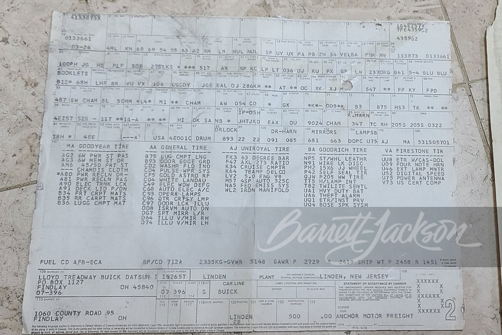 1985 BUICK RIVIERA - Misc 2 - 253453