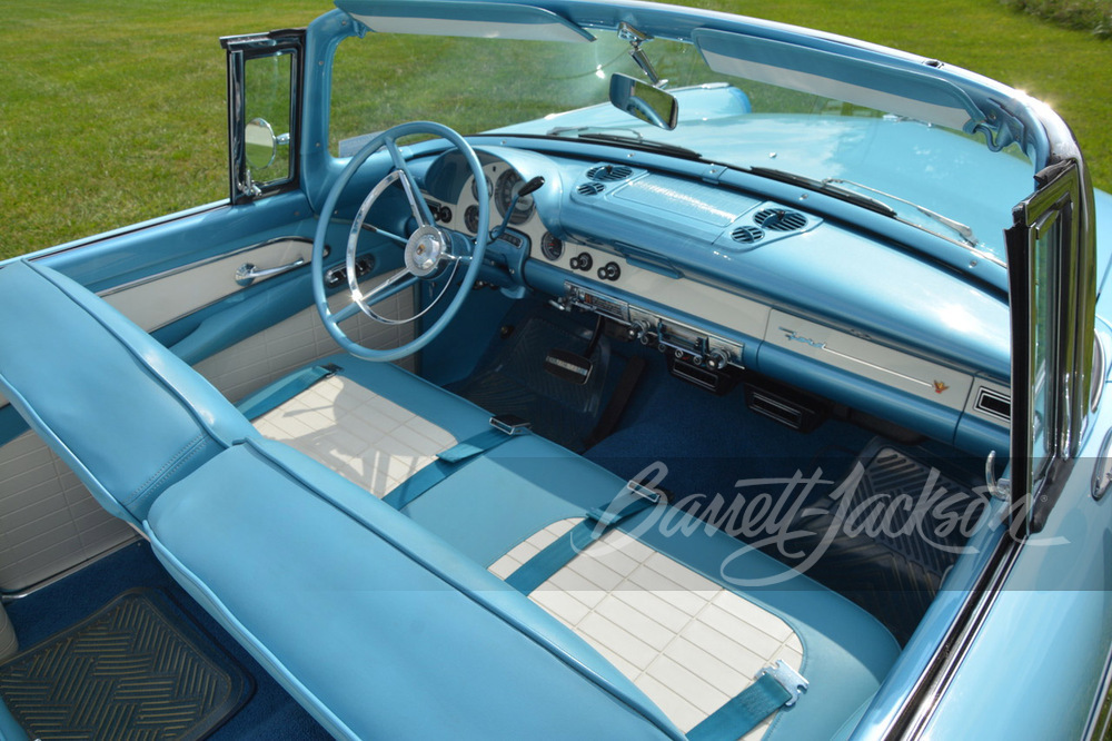 1956 FORD CROWN VICTORIA SUNLINER CONVERTIBLE - Interior - 254234