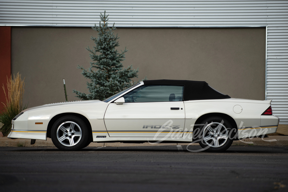 1990 CHEVROLET CAMARO IROC-Z CONVERTIBLE - Side Profile - 254792