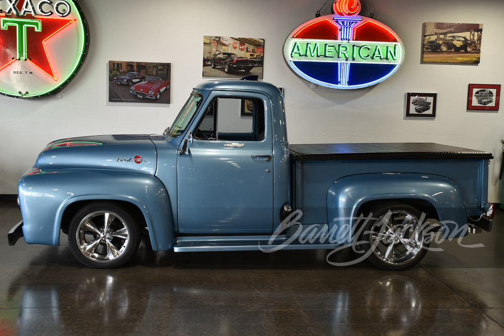 1954 FORD F-100 CUSTOM PICKUP - Side Profile - 255421