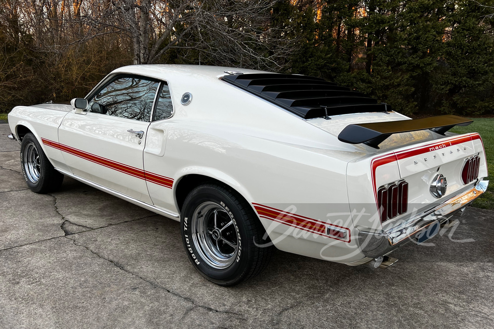 1969 mustang mach 1 white