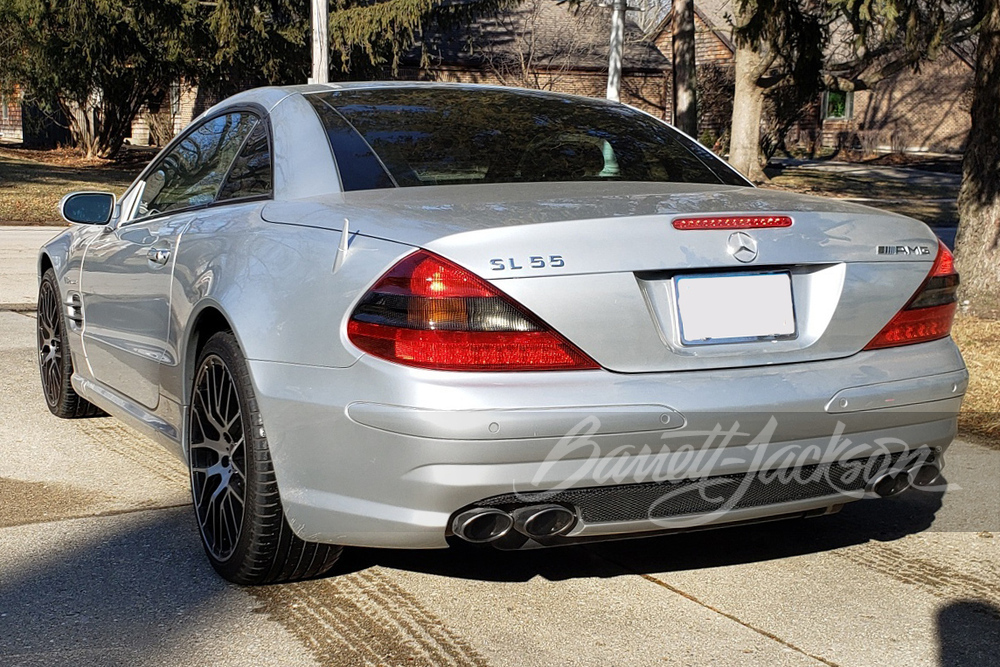 2005 MERCEDES-BENZ SL55 AMG ROADSTER - Rear 3/4 - 256700