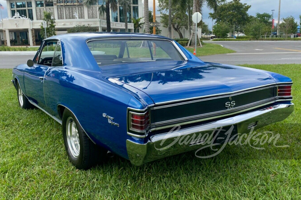1967 CHEVROLET CHEVELLE - Rear 3/4 - 256815