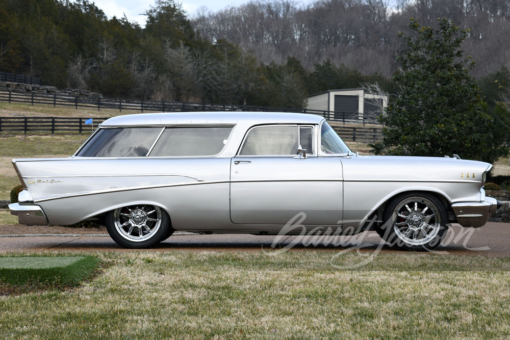 1957 CHEVROLET NOMAD CUSTOM WAGON - Side Profile - 256927