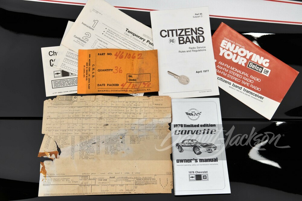 1978 CHEVROLET CORVETTE PACE CAR - Misc 31 - 257025