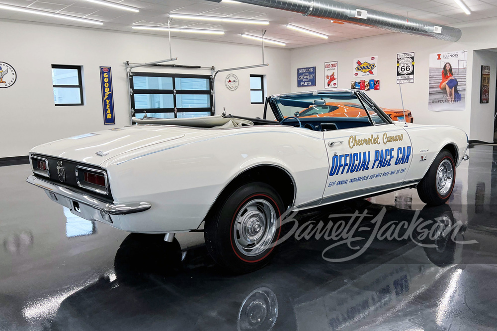 1967 CHEVROLET CAMARO INDY PACE CAR CONVERTIBLE - Rear 3/4 - 257763