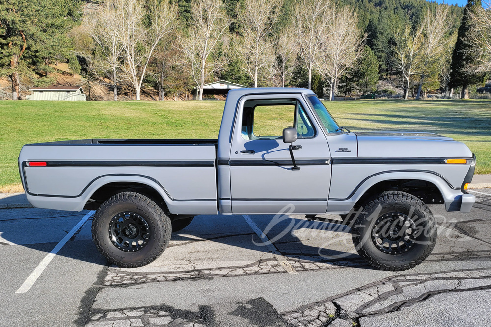 1979 FORD F-100 CUSTOM PICKUP - Side Profile - 257766