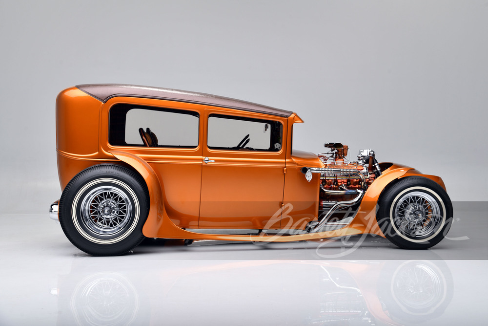 1930 FORD MODEL A TUDOR SEDAN CUSTOM "ROD-RIGUEZ" - Side Profile - 258569
