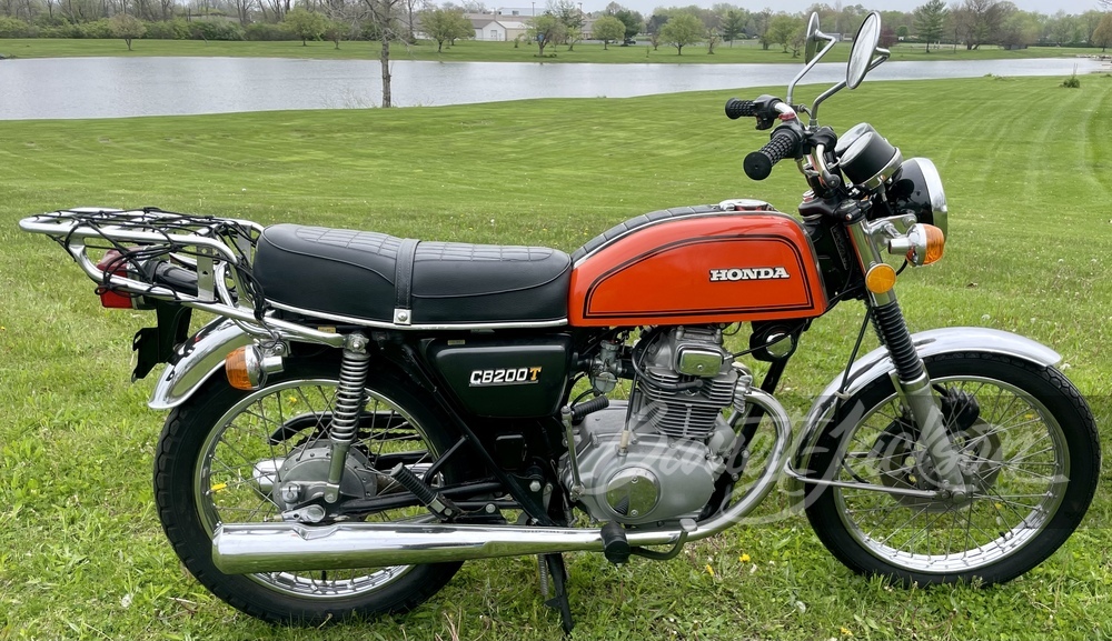 1976 HONDA  CB200T MOTORCYCLE - Side Profile - 258794