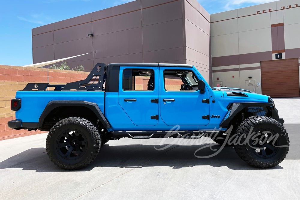 baby blue jeep truck