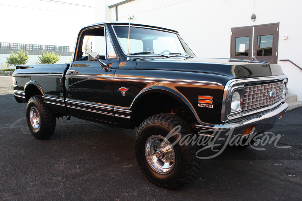 1972 CHEVROLET K10 CUSTOM PICKUP - Front 3/4 - 258992