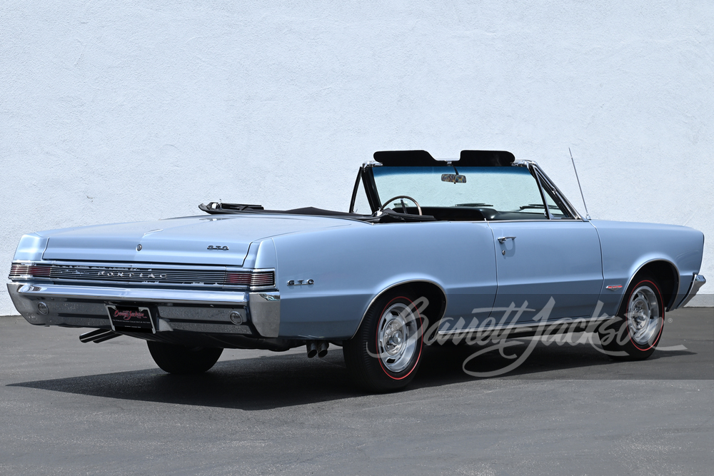 1965 PONTIAC GTO CONVERTIBLE - Rear 3/4 - 259053