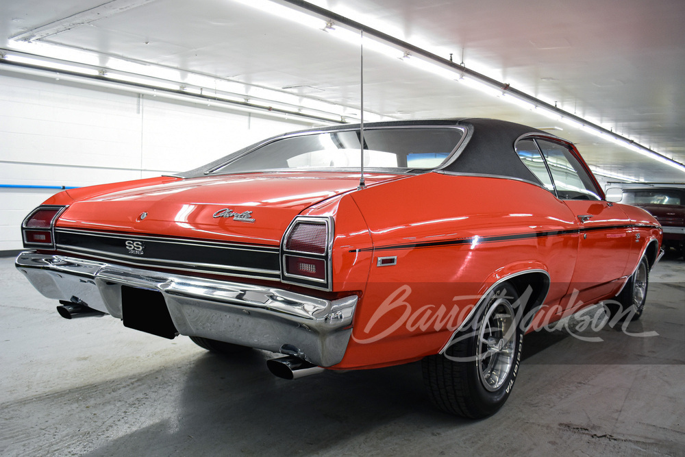 69 Chevelle Rear View 1969 CHEVROLET CHEVELLE SS 396 COUPE - Rear 3/4 - 259079