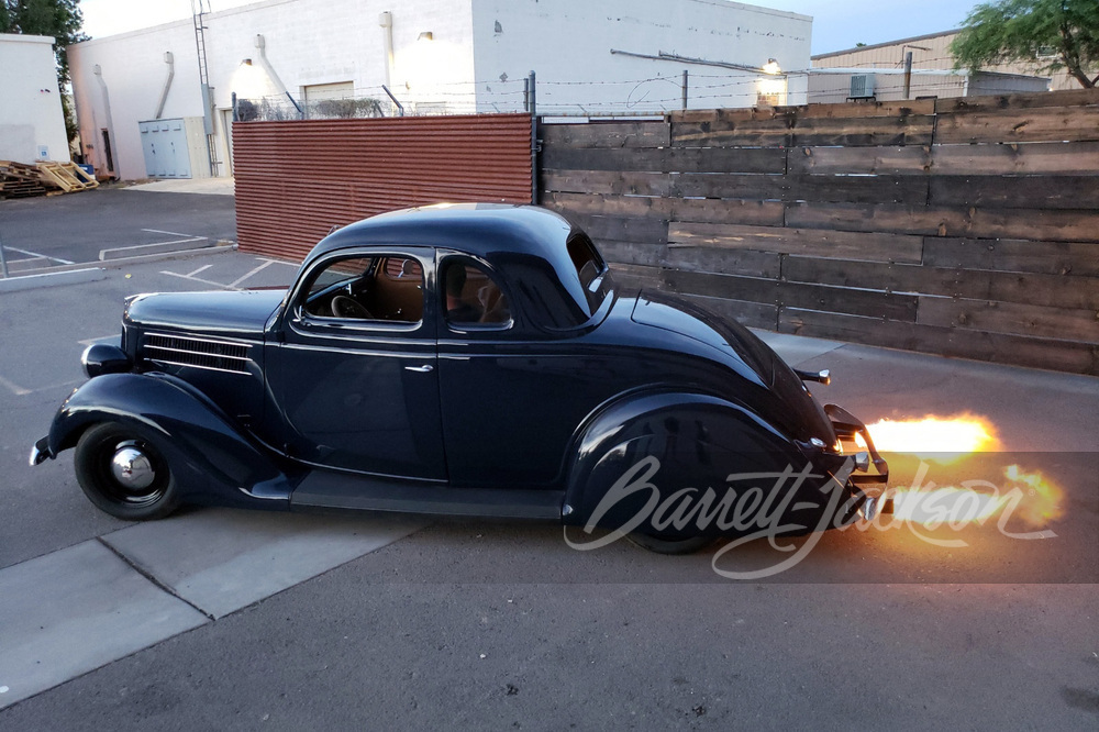 1936 FORD 5-WINDOW CUSTOM COUPE - Front 3/4 - 259090