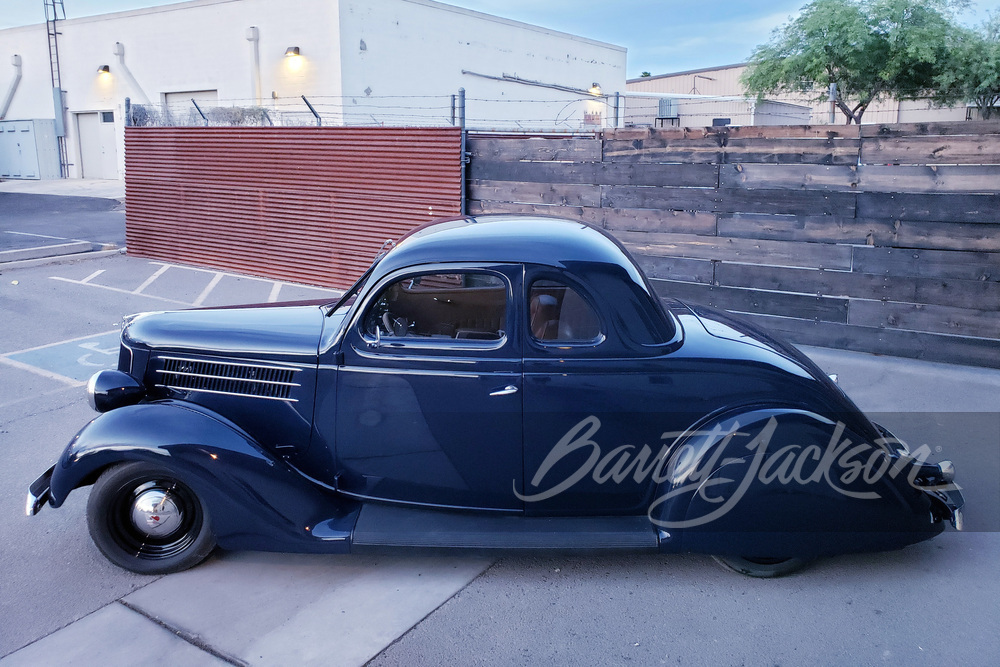 1936 FORD 5-WINDOW CUSTOM COUPE - Side Profile - 259090