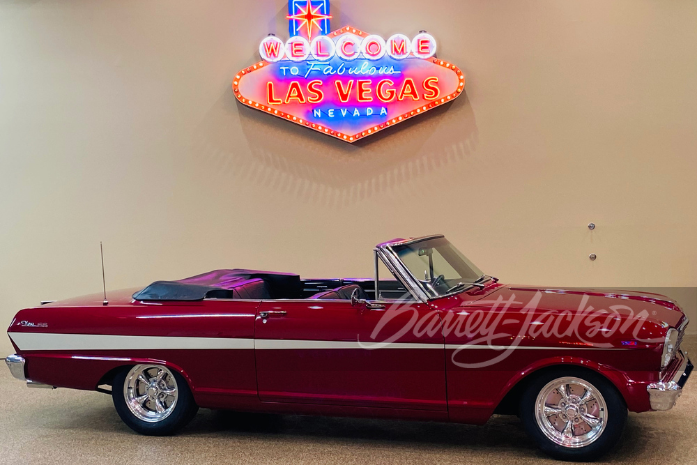 1963 CHEVROLET NOVA CUSTOM CONVERTIBLE - Side Profile - 259110