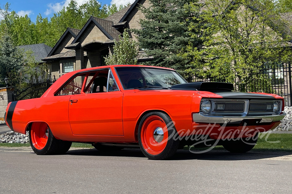 1970 DODGE DART SWINGER CUSTOM - Side Profile - 259186