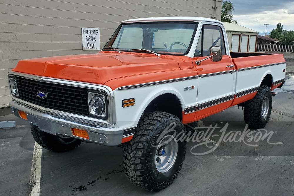 1972 CHEVROLET K10 CUSTOM PICKUP - Front 3/4 - 259228