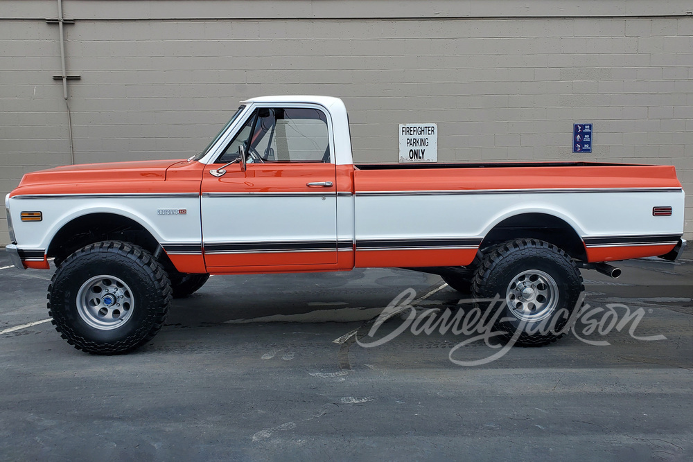 1972 CHEVROLET K10 CUSTOM PICKUP - Side Profile - 259228