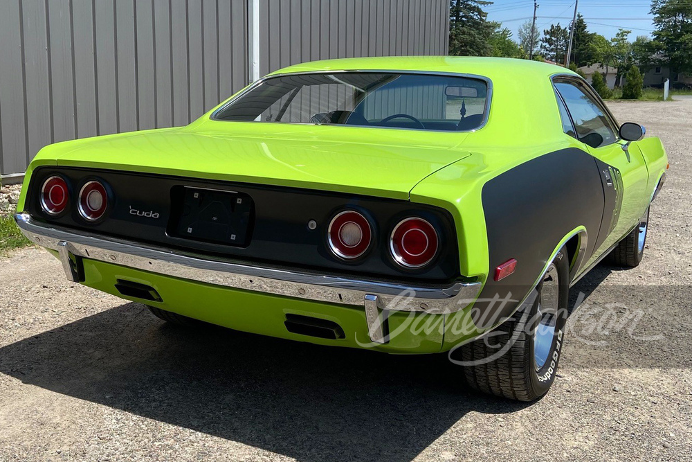1972 PLYMOUTH BARRACUDA COUPE - Rear 3/4 - 259248
