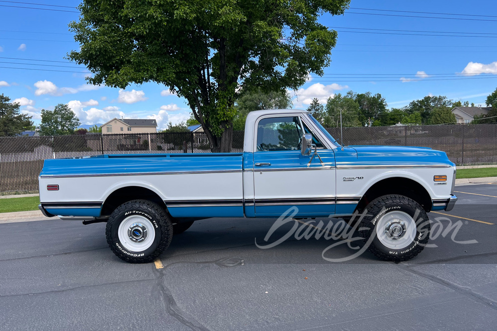1972 CHEVROLET C10 CUSTOM DELUXE PICKUP - Side Profile - 259294