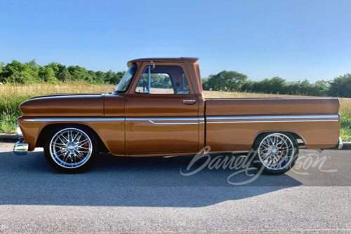 1966 CHEVROLET C10 CUSTOM PICKUP - Side Profile - 259697
