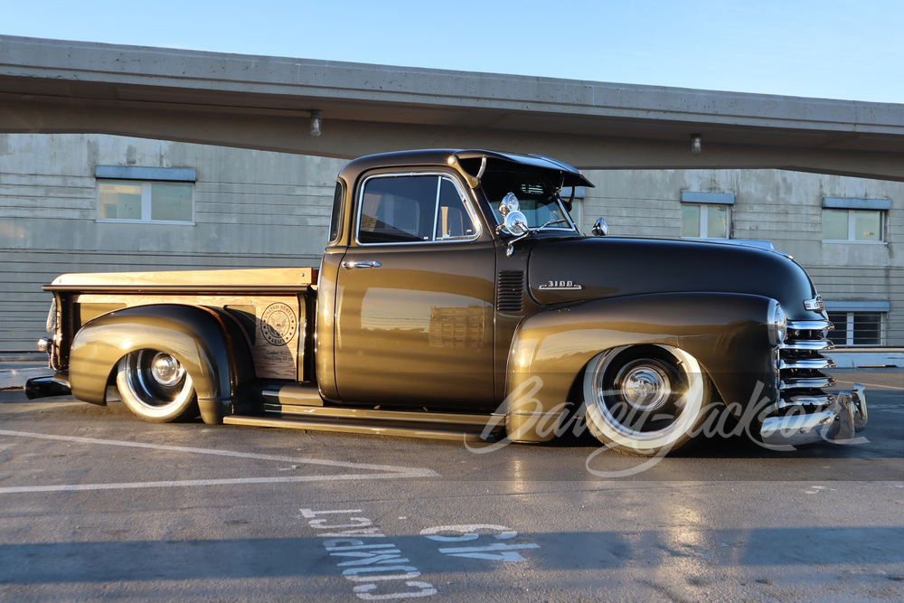 1953 CHEVROLET 3100 CUSTOM PICKUP - Side Profile - 260108