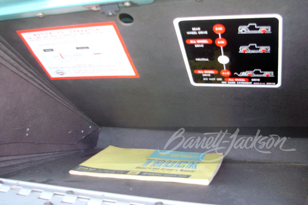 1967 CHEVROLET K20 PICKUP - Misc 1 - 260272