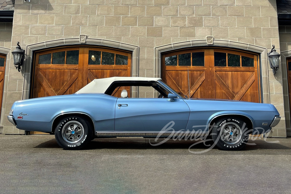 1969 MERCURY COUGAR XR7 428 CJ CONVERTIBLE - Side Profile - 260327