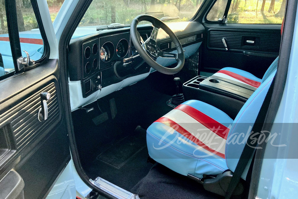 1980 CHEVROLET K10 HOUSTON OILERS TRIBUTE PICKUP - Interior - 260382