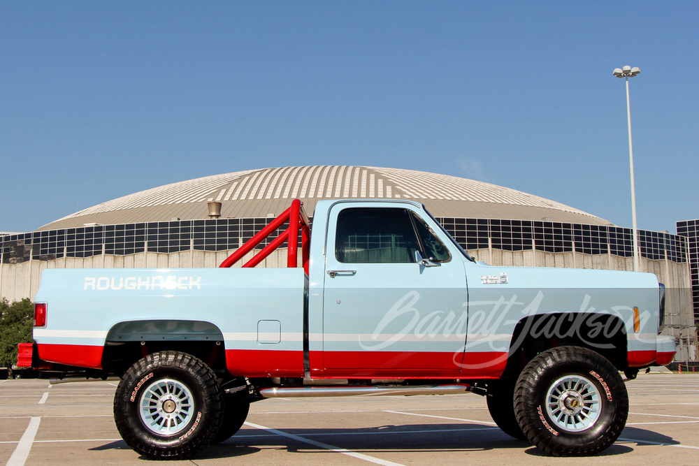 1980 CHEVROLET K10 HOUSTON OILERS TRIBUTE PICKUP - Side Profile - 260382