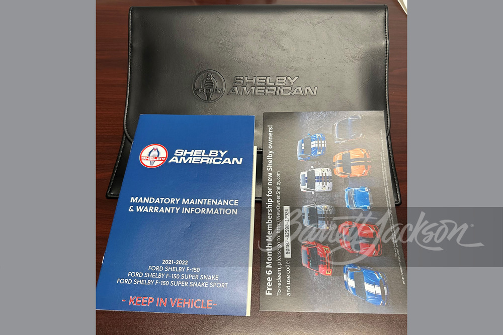 2022 FORD F-150 SHELBY SUPER SNAKE PICKUP - Misc 14 - 260385