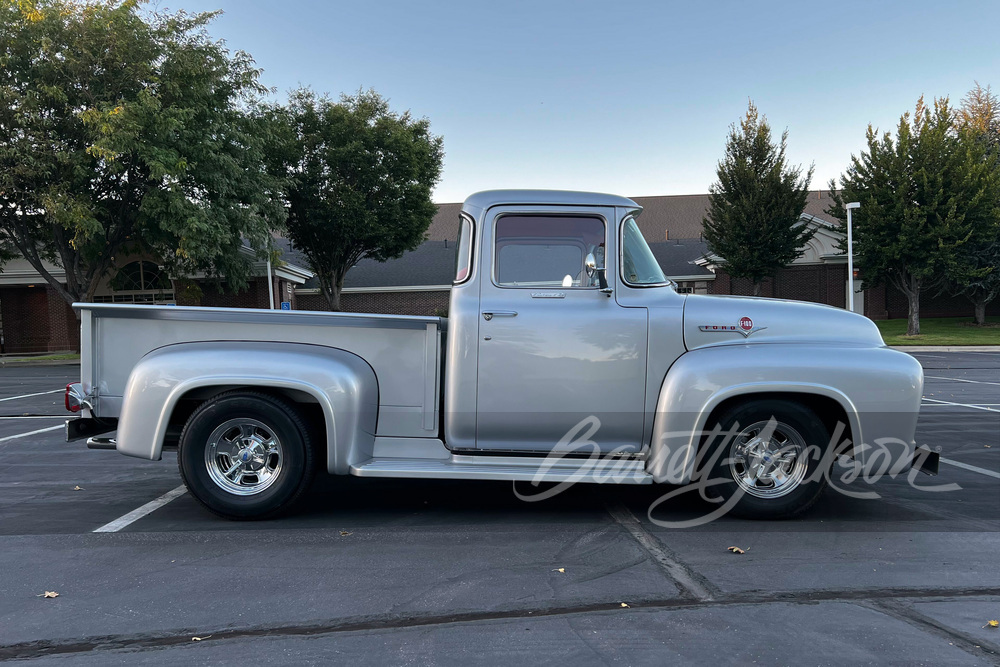 1956 FORD F-100 BIG-WINDOW CUSTOM PICKUP - Side Profile - 260446