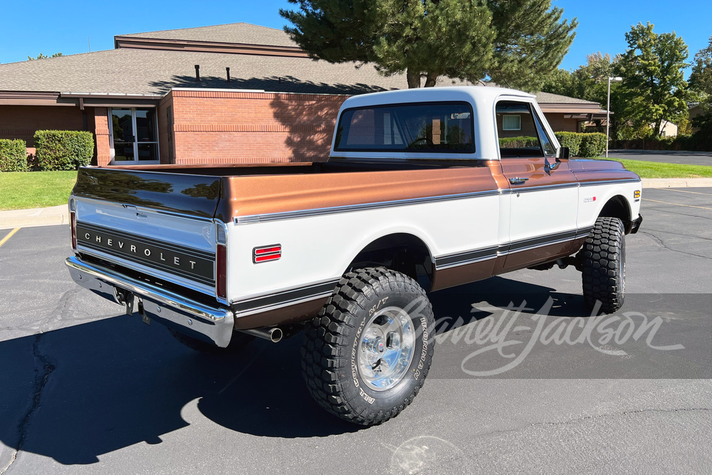 1972 CHEVROLET K10 CUSTOM PICKUP - Rear 3/4 - 260543