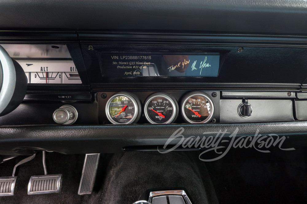 1968 DODGE HEMI DART GSS "MR. NORM