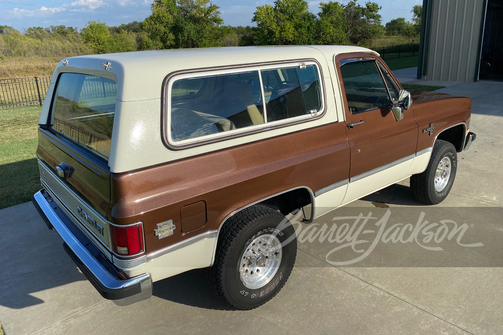 1984 CHEVROLET K5 BLAZER - Rear 3/4 - 260696