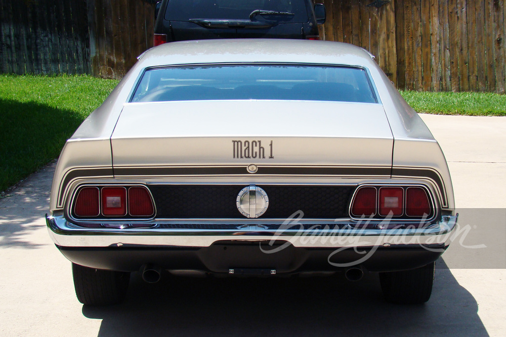 1971 FORD MUSTANG MACH 1 429 SCJ  - Rear 3/4 - 260836
